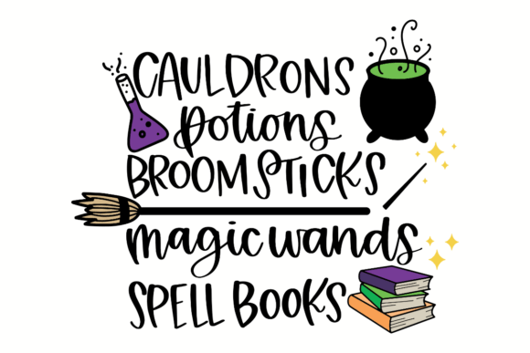 Download Cauldrons and Potions Halloween SVG - Halloween Collection
