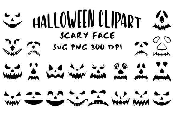 Download Halloween Scary Face Pumpkin Face SVG - Halloween Collection