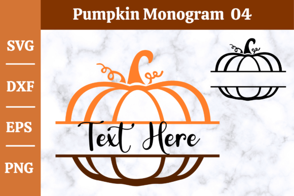 Download Pumpkin Monogram SVG,Fall, Halloween #04 - Halloween Collection