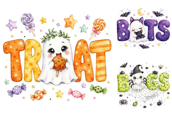 Download Halloween Ghost Sublimation PNG Bundle - Halloween Collection