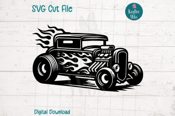 Download Hot Rod Car SVG Cut File - Car svg Collection