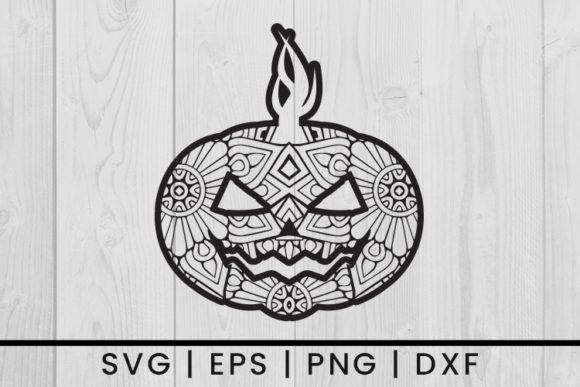 Download Halloween Pumpkin Mandala SVG Vector - Halloween Collection