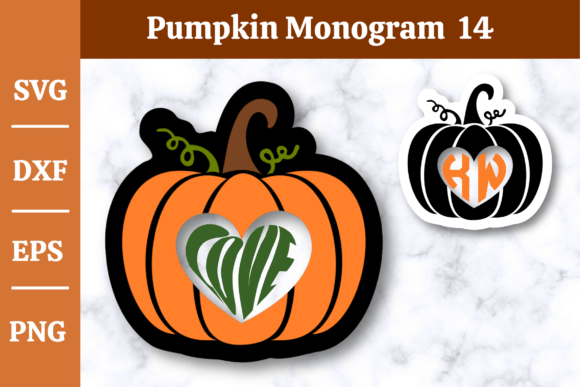 Download Pumpkin Monogram SVG,Fall, Halloween #14 - Halloween Collection