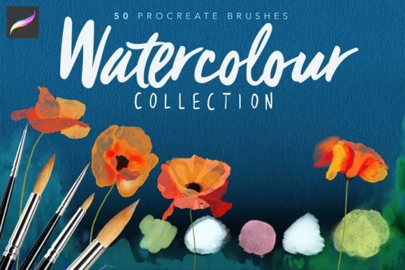 Download Procreate Watercolour Brushes - Colour Collection