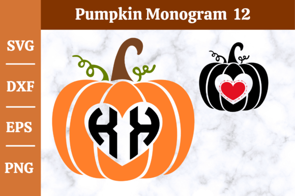 Download Pumpkin Monogram SVG,Fall, Halloween #12 - Halloween Collection