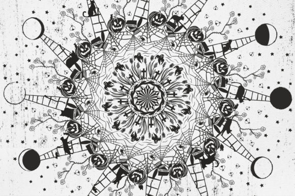Download Halloween Mandala SVG - Halloween Collection