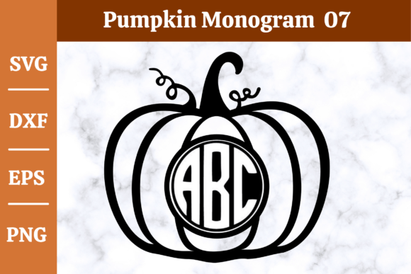 Download Pumpkin Monogram SVG,Fall, Halloween #07 - Halloween Collection