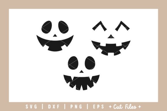 Download Cute Halloween Pumpkin Face SVG - Halloween Collection