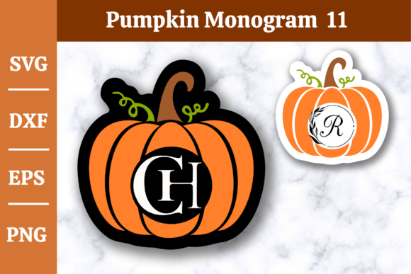 Download Pumpkin Monogram SVG,Fall, Halloween #11 - Halloween Collection