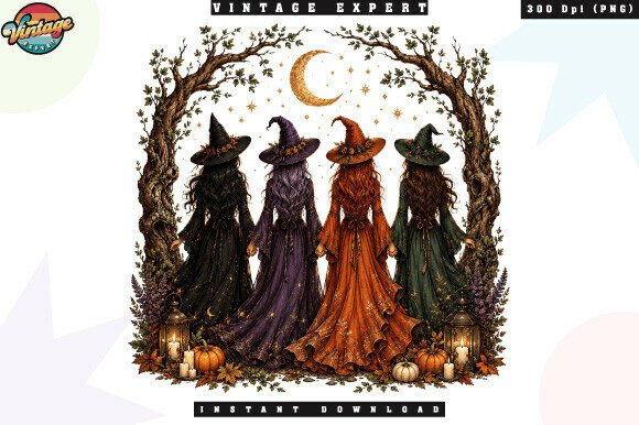 Download Witch Sisters Halloween PNG - Halloween Collection