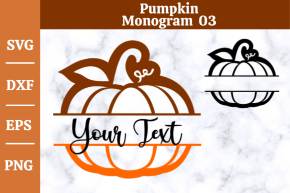 Download Pumpkin Monogram SVG,Fall, Halloween #03 - Halloween Collection