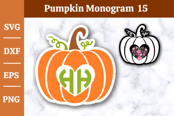 Download Pumpkin Monogram SVG,Fall, Halloween #15 - Halloween Collection