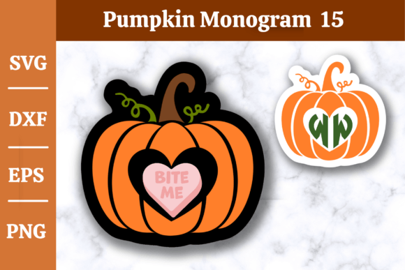 Download Pumpkin Monogram SVG,Fall, Halloween #16 - Halloween Collection
