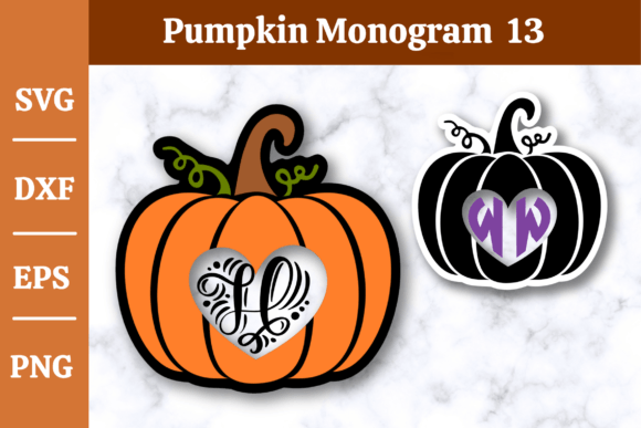 Download Pumpkin Monogram SVG,Fall, Halloween #13 - Halloween Collection