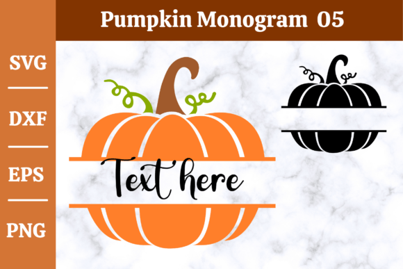 Download Pumpkin Monogram SVG,Fall, Halloween #05 - Halloween Collection