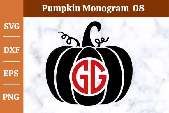 Download Pumpkin Monogram SVG,Fall, Halloween #08 - Halloween Collection