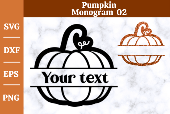 Download Pumpkin Monogram SVG,Fall, Halloween #02 - Halloween Collection